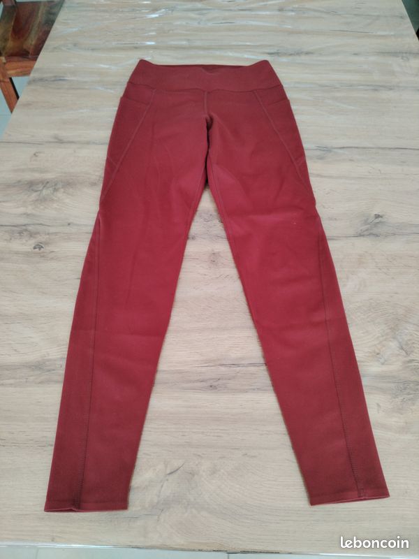 Legging Uniqlo - Xs - Rouge - État : Excellent (image 2)