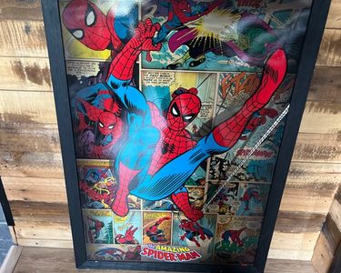 Children's painting Spider-Man - Cadre Déco Aventure