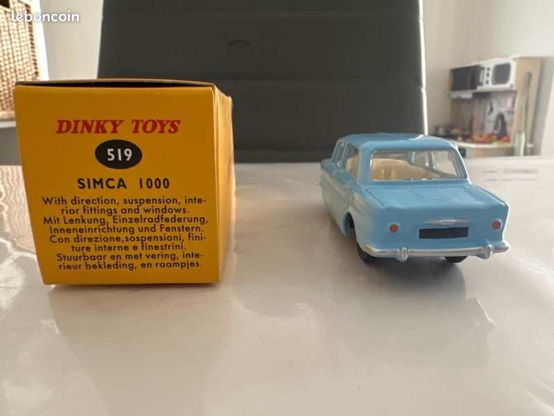 Dinky Toys France n°519, Simca 1000 Meccano années 60 - Jeux & Jouets