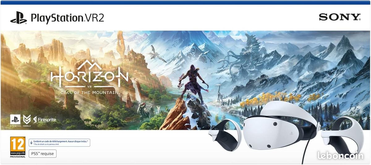 Sony Playstation VR2 Horizon Call of the Mountain Neuf, Carton Neuf, jamais utilisé (image 1)