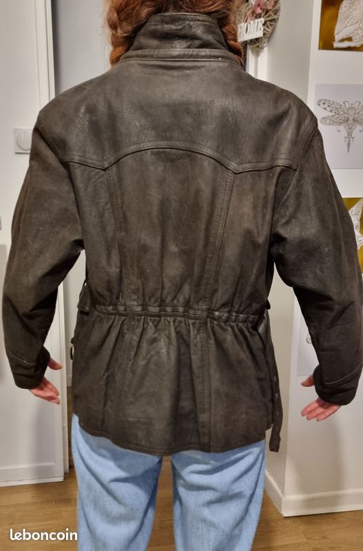 Veste en cuir - très bon état - taille 36 (image 5)