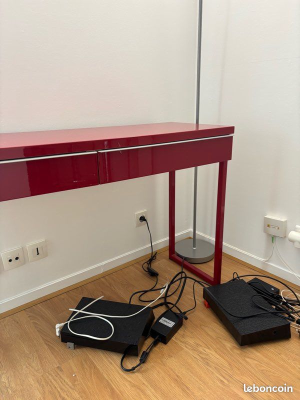 Bureau laqué Bordeaux (image 3)