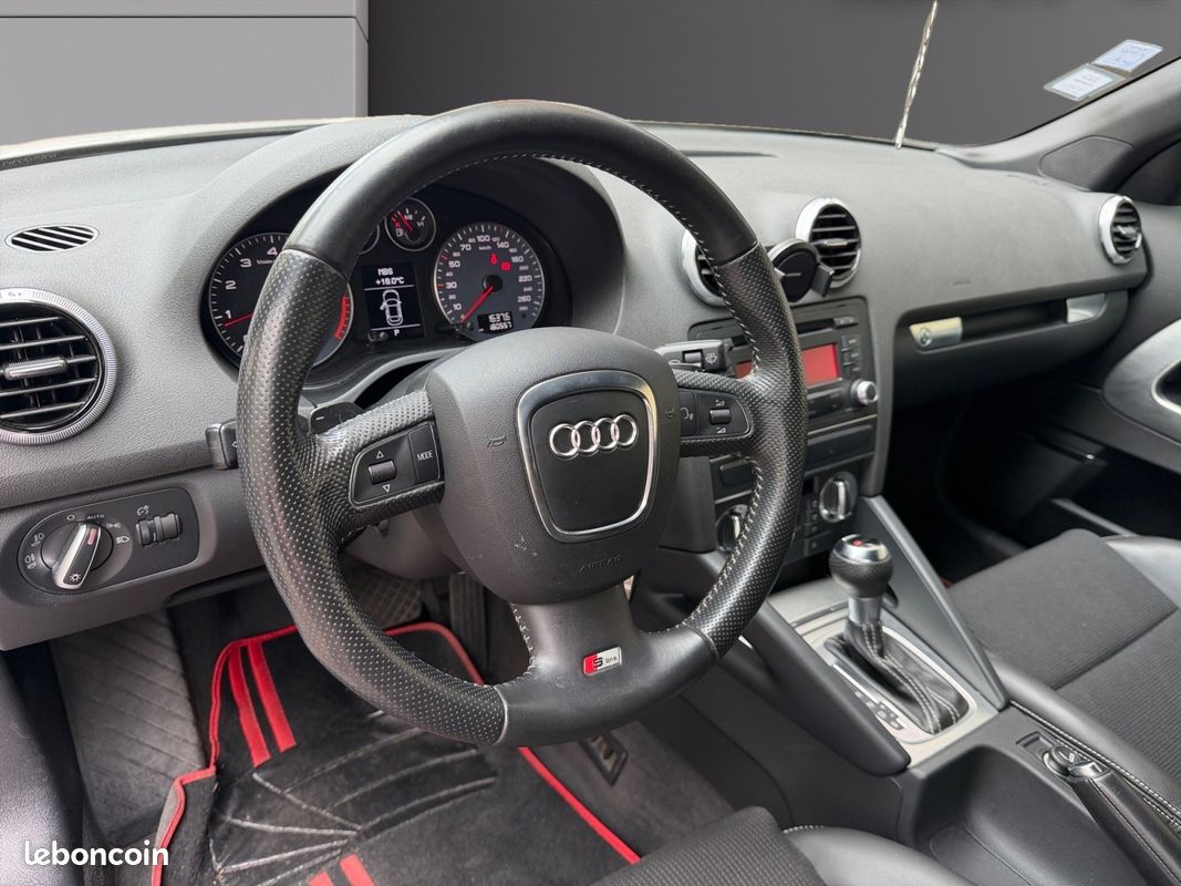 AUDI A3 Cabriolet 1.8 TFSI 160 S LINE PLUS S TRONIC 160Ch Garantie 12 mois (image 11)