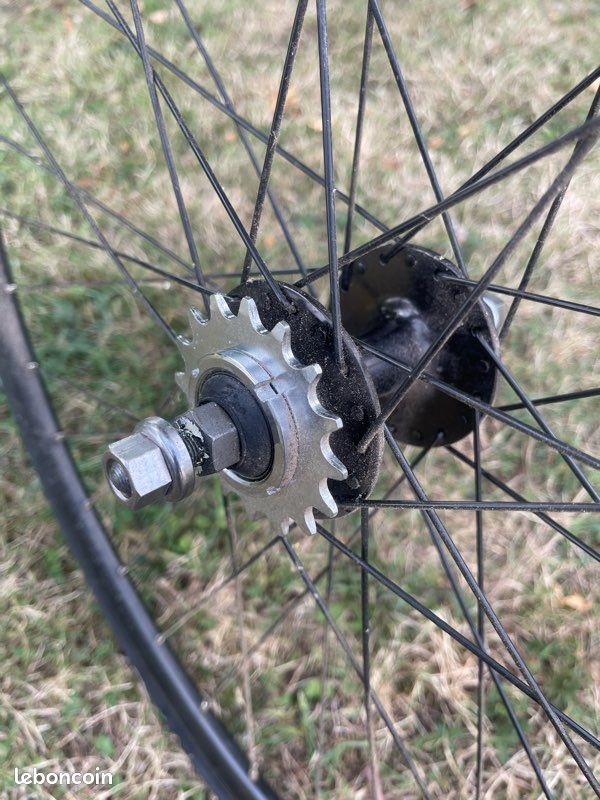 Moyeu De Roue Arrière 100 à 36 Trous Leleu  Prior  Pour Mobylette Motobecane Motoconfort Mbk 85 88 Petite Joue 86 1566