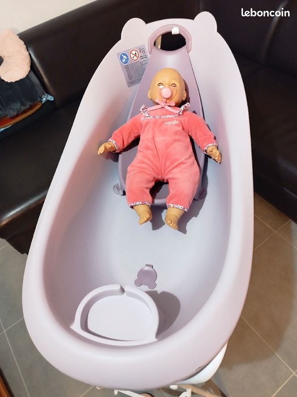 Baignoire bébé ourson mauve (image 3)
