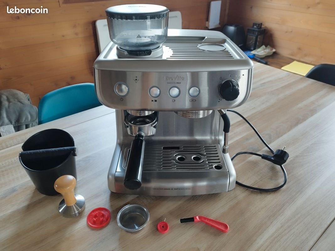 BREVILLE BARISTA MAX – Machine expresso avec broyeur intégré (image 1)