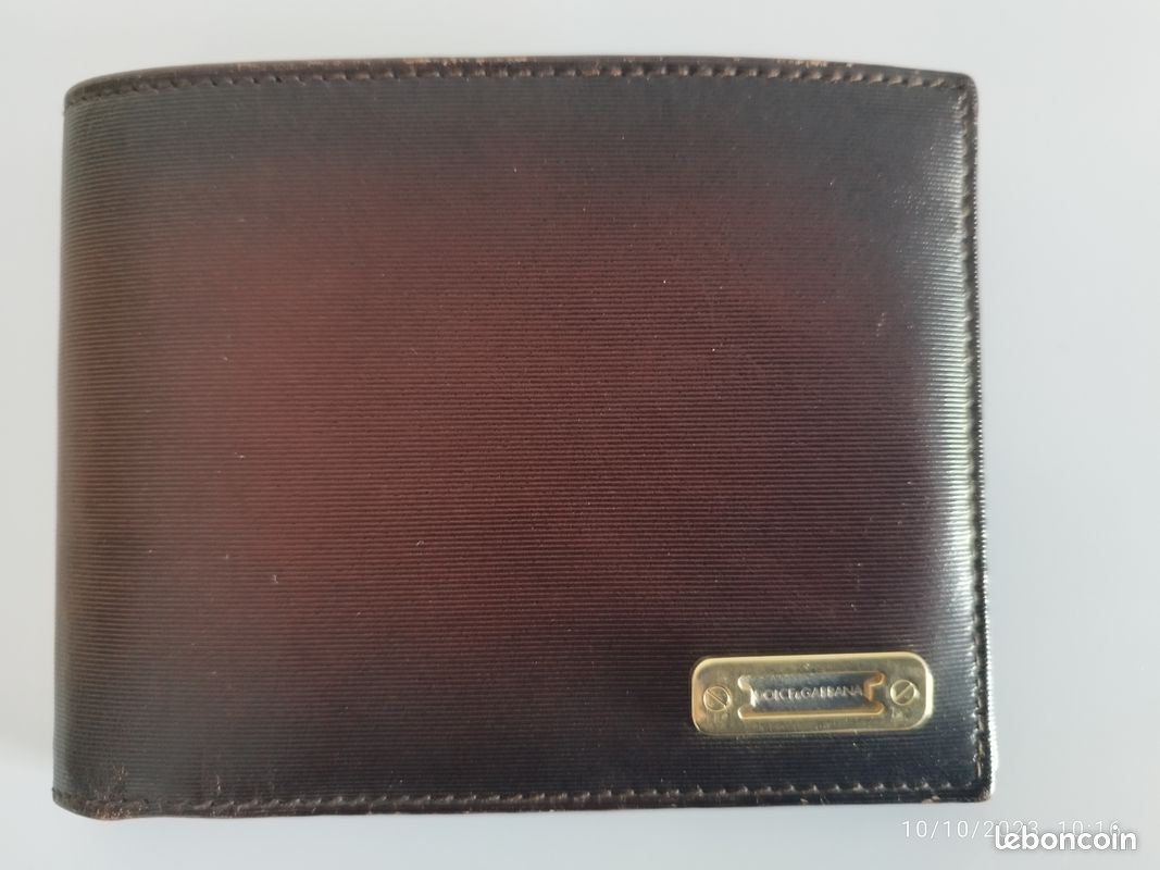 Porte-monnaie dolce gabbana en cuir (image 1)