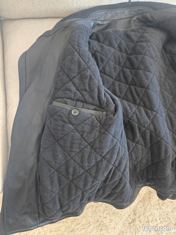 Veste en cuir Balmain (image 8)