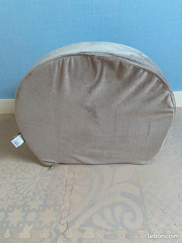 Petit fauteuil enfant NATTOU beige en très bon état (image 4)