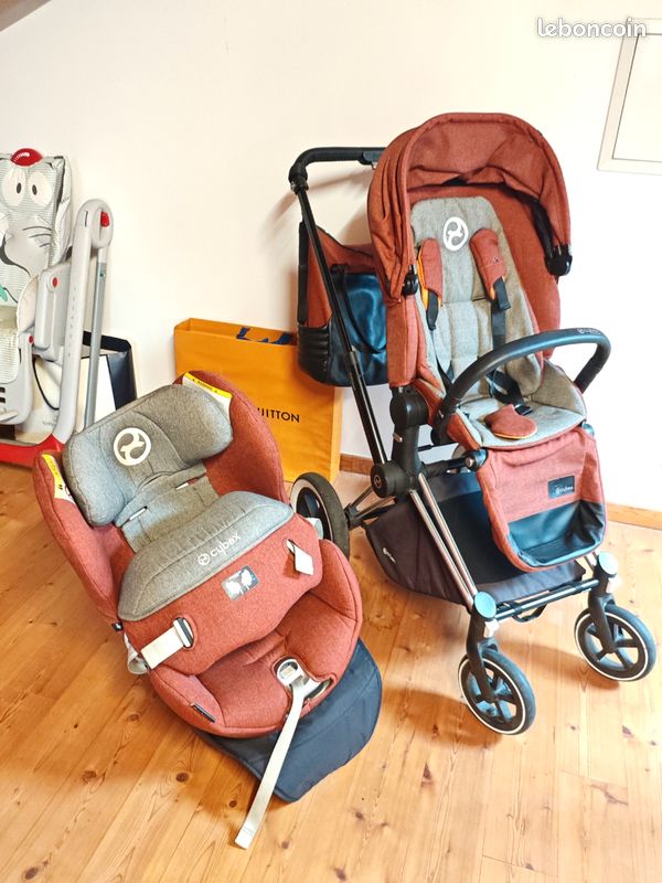 Siège auto 360° + Poussette tout-terrain + Sac à langer (image 1)
