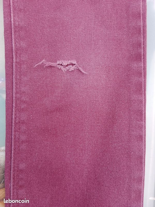 Pantalon bordeau (image 2)