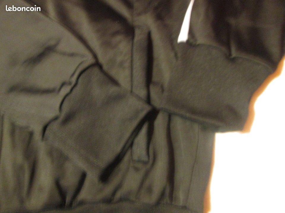 Veste Vintage Adidas Firebird Tracktop - Noir/blanc, Taille L/XL, Modèle Superstar Bomber