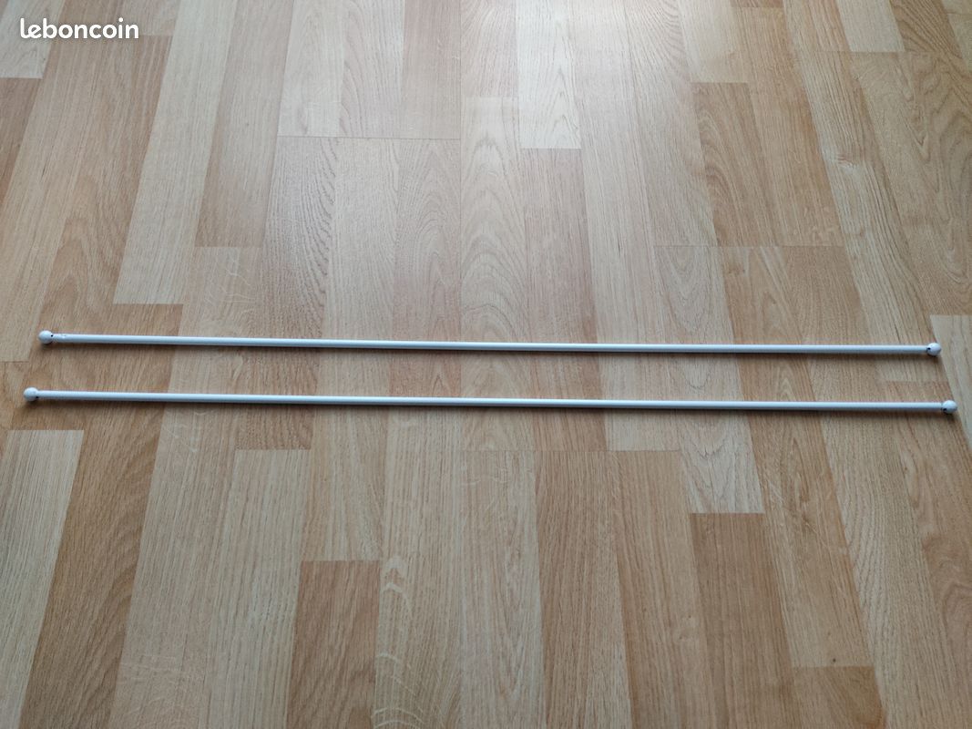 Tringles à Rideaux en Fer Forgé Extensibles de 80 à 110 cm (image 1)