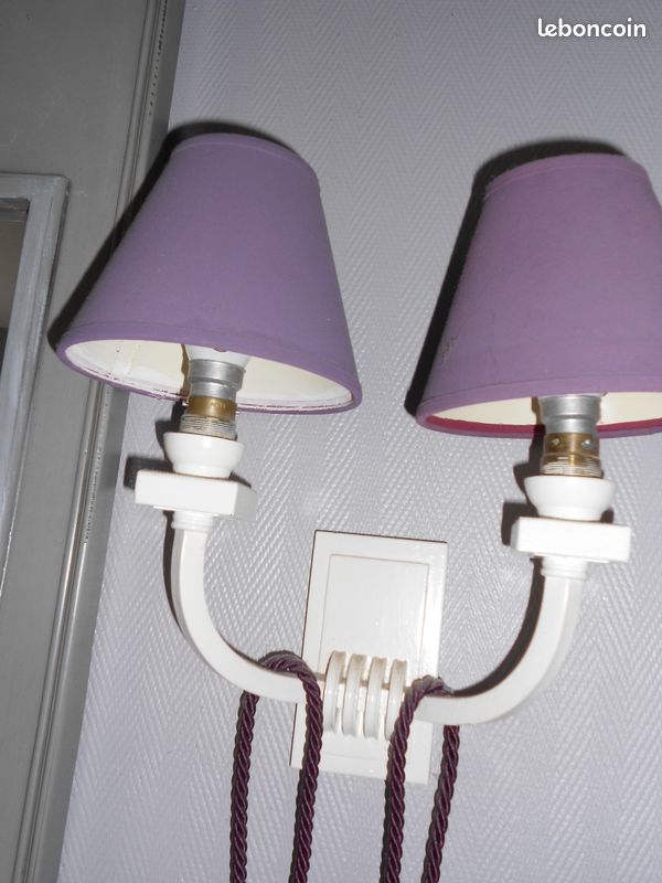 Luminaires anciens "art déco" 2 appliques et 1 lustre (image 5)