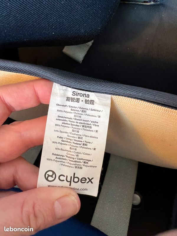 Vente siège bébé auto Cybex Sirona (image 5)