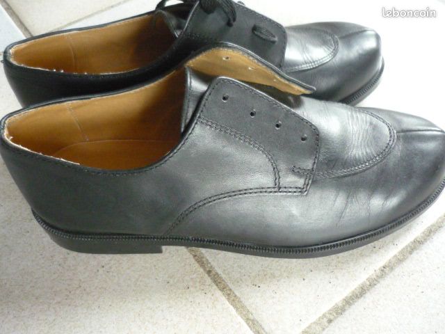 Derbies tout cuir noir neufs pointure 39 (image 3)