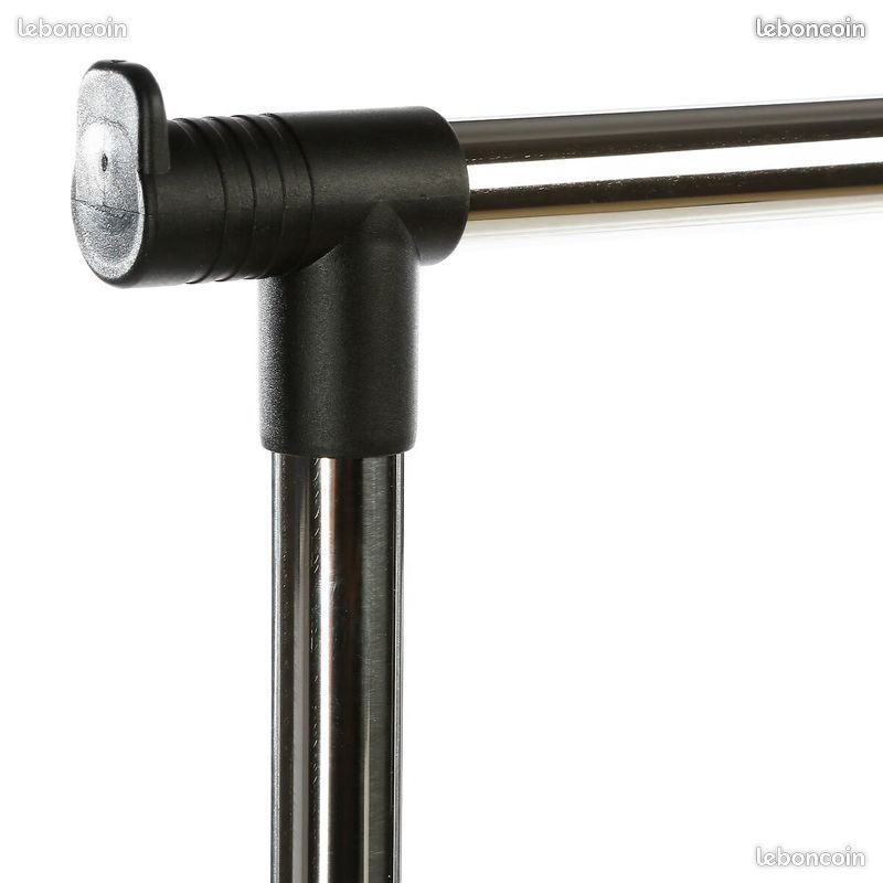 Portant à vêtements à roulettes double Extensio (image 3)