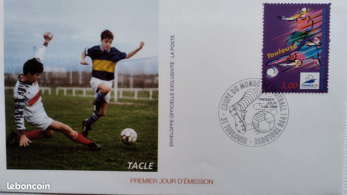 Carte postale - 1er jour -FRANCE 98- Coupe du Monde football