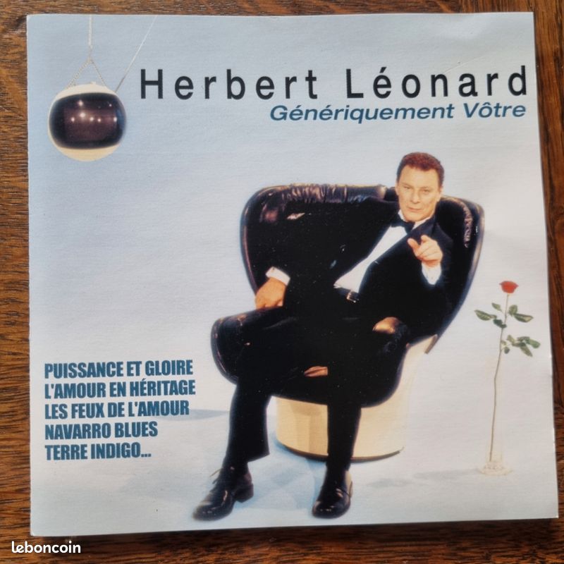 Herbert Léonard – Génériquement Vôtre - CD (image 1)