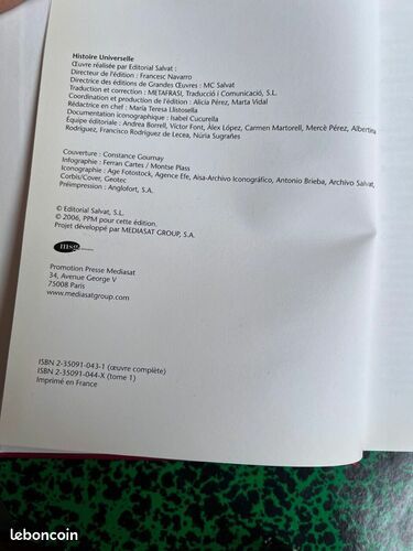 [Livre] Histoire universelle Tome 1 Des origines à la préhistoire Hachette - Bon état (image 2)