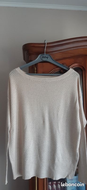 Pull Femme Zapa Taille 1 - Noir - Occasion Très Bon État