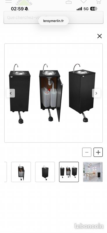 Robinet / Évier / Lavabo indépendant Leroy Merlin NEUF (image 1)