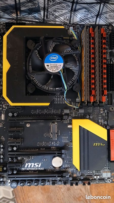 Kit Carte mère MSI Z87 MPOWER MAX Intel Core i5-4670K 24 Go