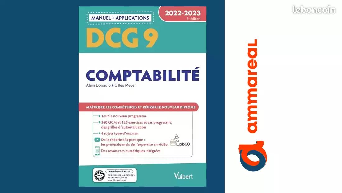 DCG 9 - Comptabilité : Manuel et Applications 2022-2023: Maîtriser les compétences et réussir... (image 1)