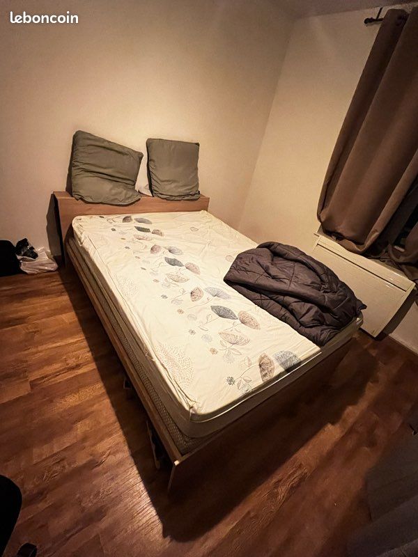 Lit + matelas + sommier BUT (image 1)