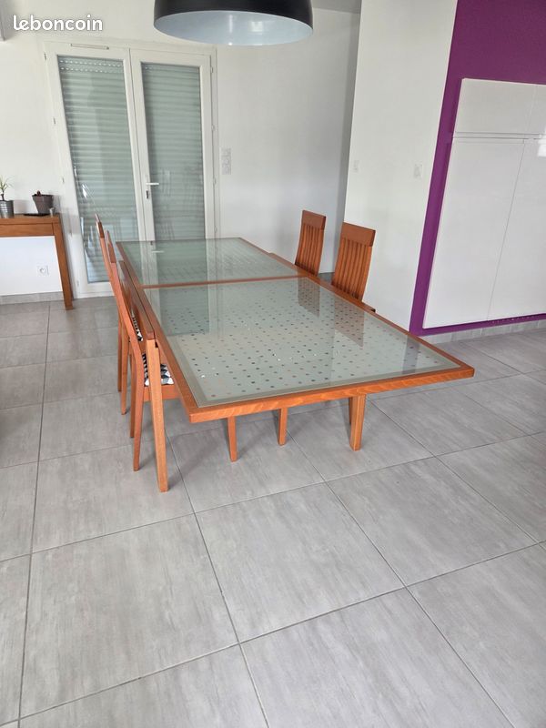 Ensemble Table et 4 chaises Calligaris (image 2)