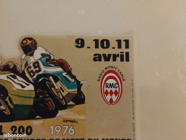 AFFICHE BOL D OR 1973 Circuit BUGATTI LE MANS moto revue EUR 20,00