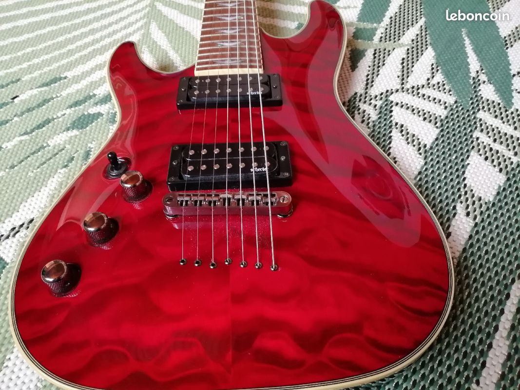 Guitare schecter Omen 7 gaucher (image 1)