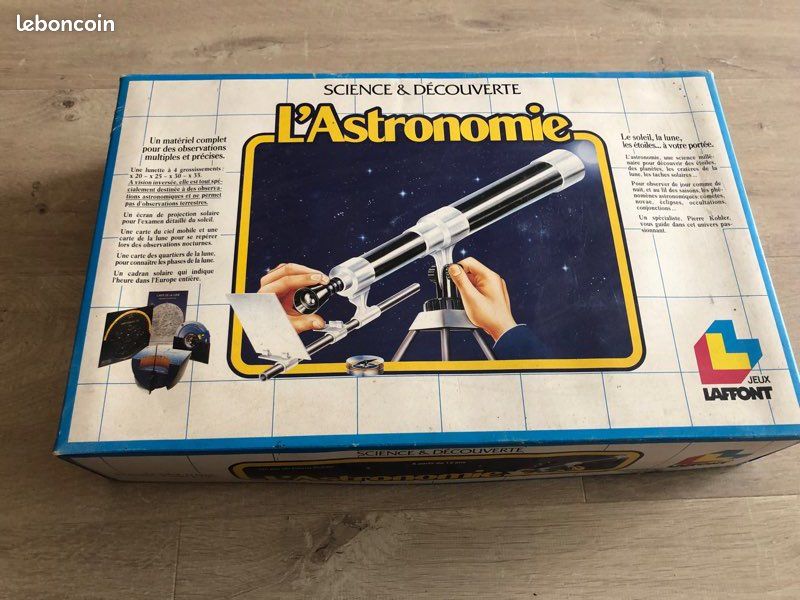 Jeux ancien lunette astronomique (image 1)