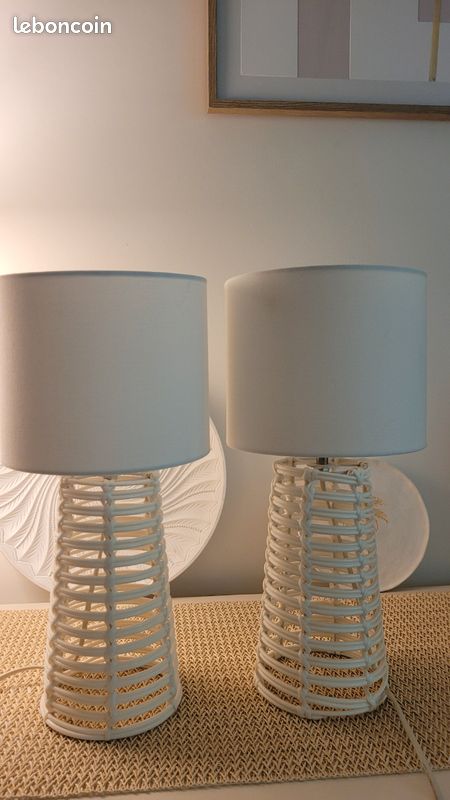 Lot de 2 lampes moderne à poser (image 3)