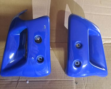 2 Écopes De Radiateur Cyclo Bleues Pour Peugeot 103 SPX/RCX Phase 2 - Neuf