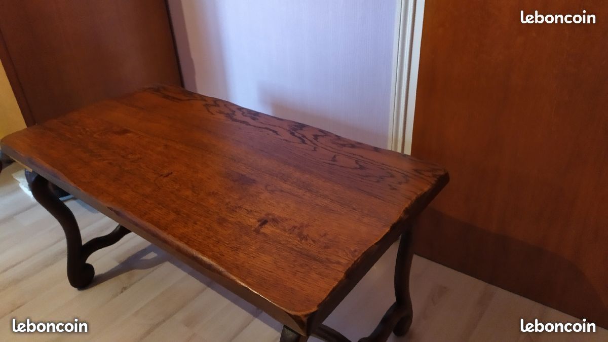 Table basse chene massif (image 1)