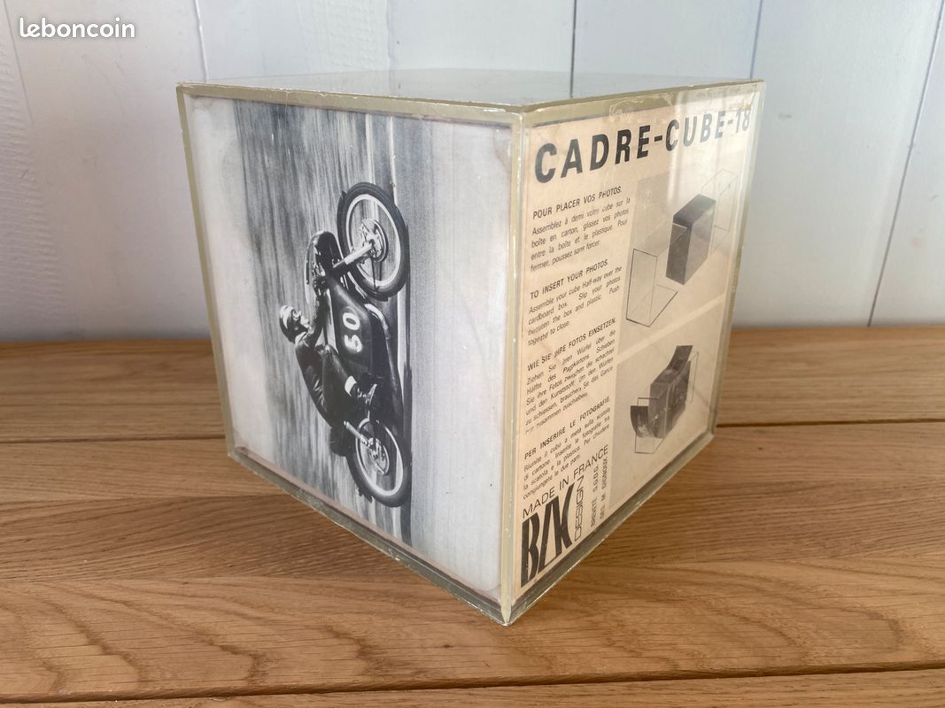 Cube porte-photos design et vintage années 60/70 (image 1)