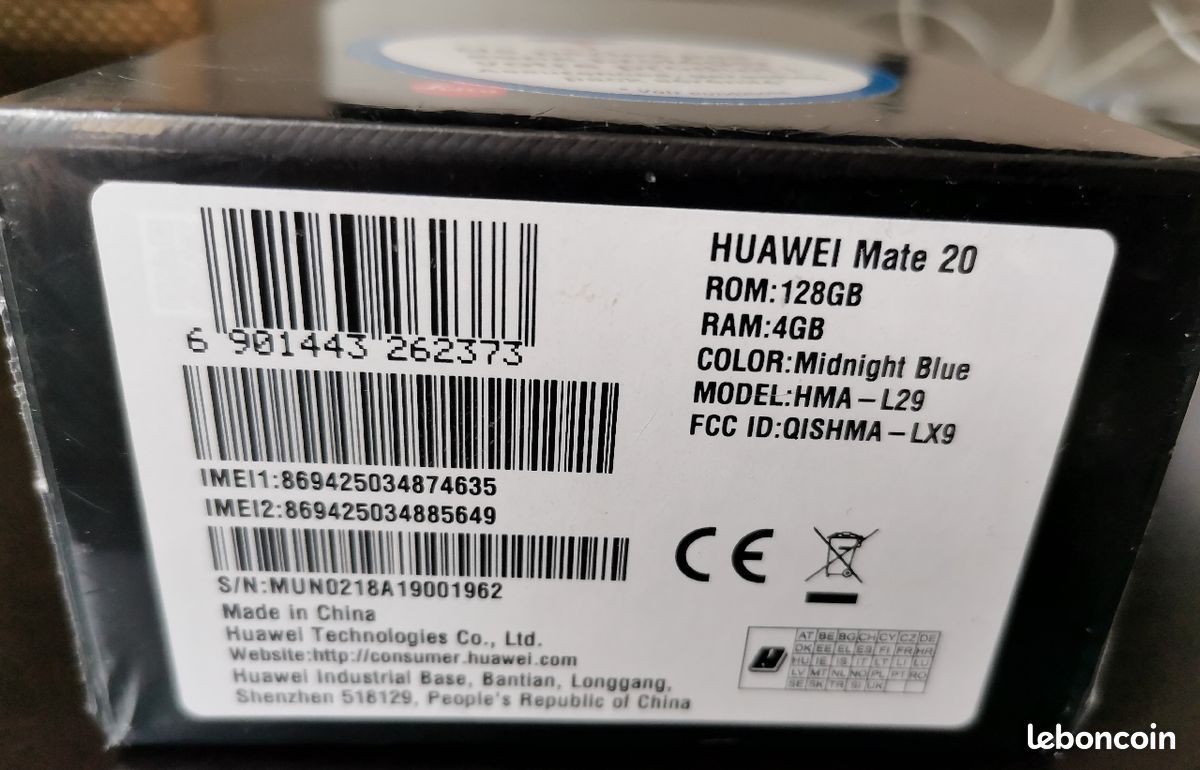 Huawei Mate 20 128 Go Bleu nuit (image 3)
