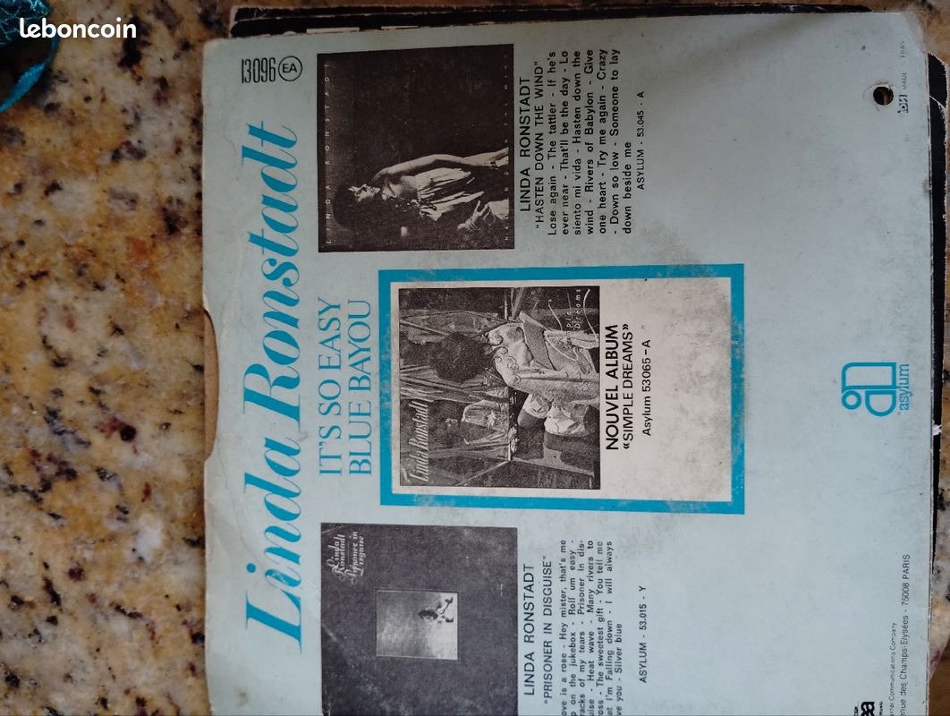Vinyle 45 tours Linda Ronstadt (image 2)