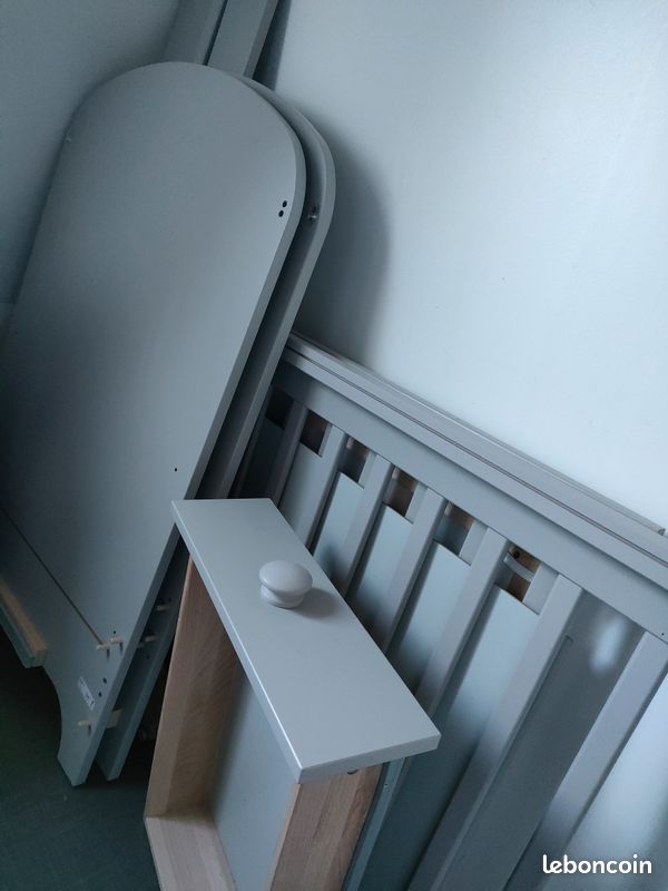 Lit bébé évolutif avec tiroirs + matelas (image 3)