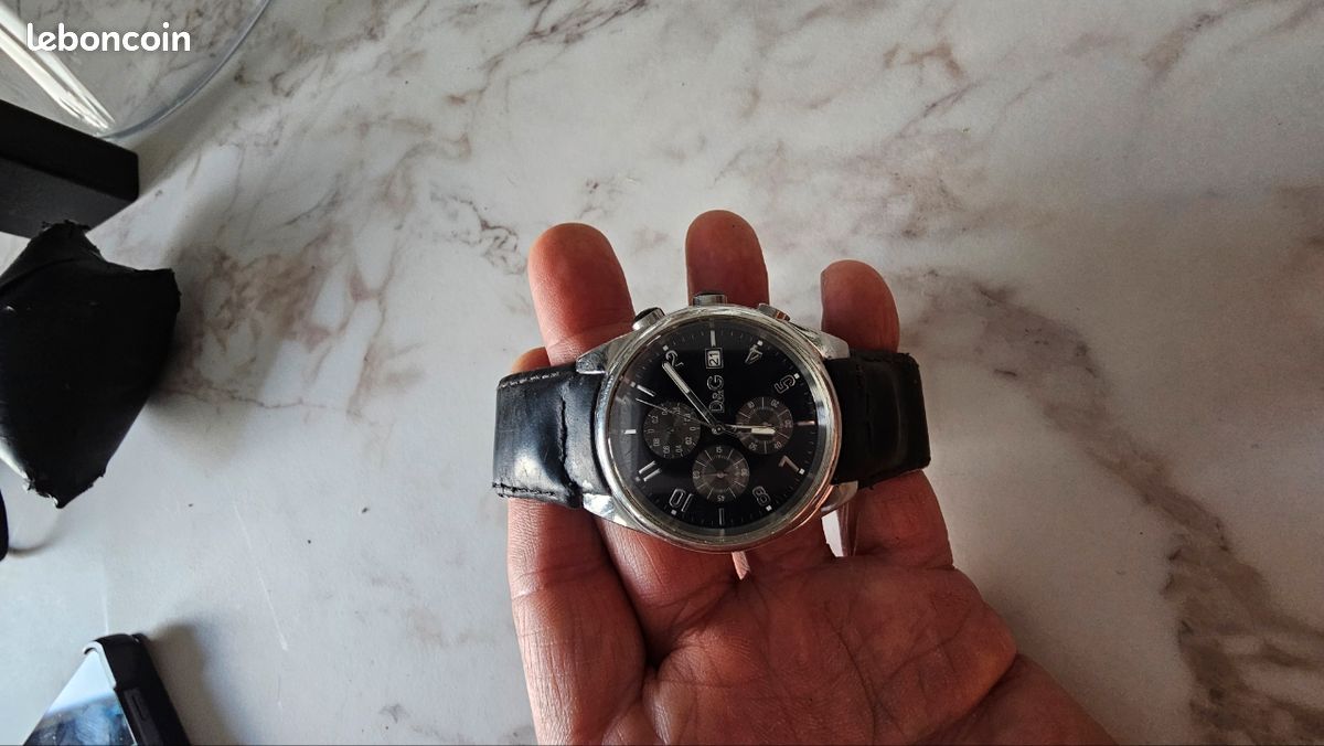 Montre chrono dolce gabbana cadran noir (image 4)