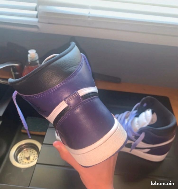 Jordan 1 High Retro Court Purple (image 7)