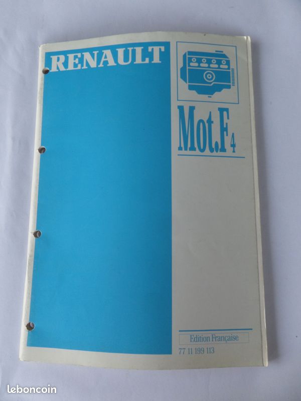 Document technique moteur essence 4 cyl F4 pour laguna (image 1)