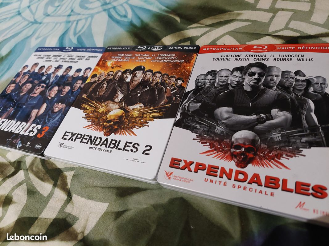 Expendables boîtiers métal blue-ray (image 1)