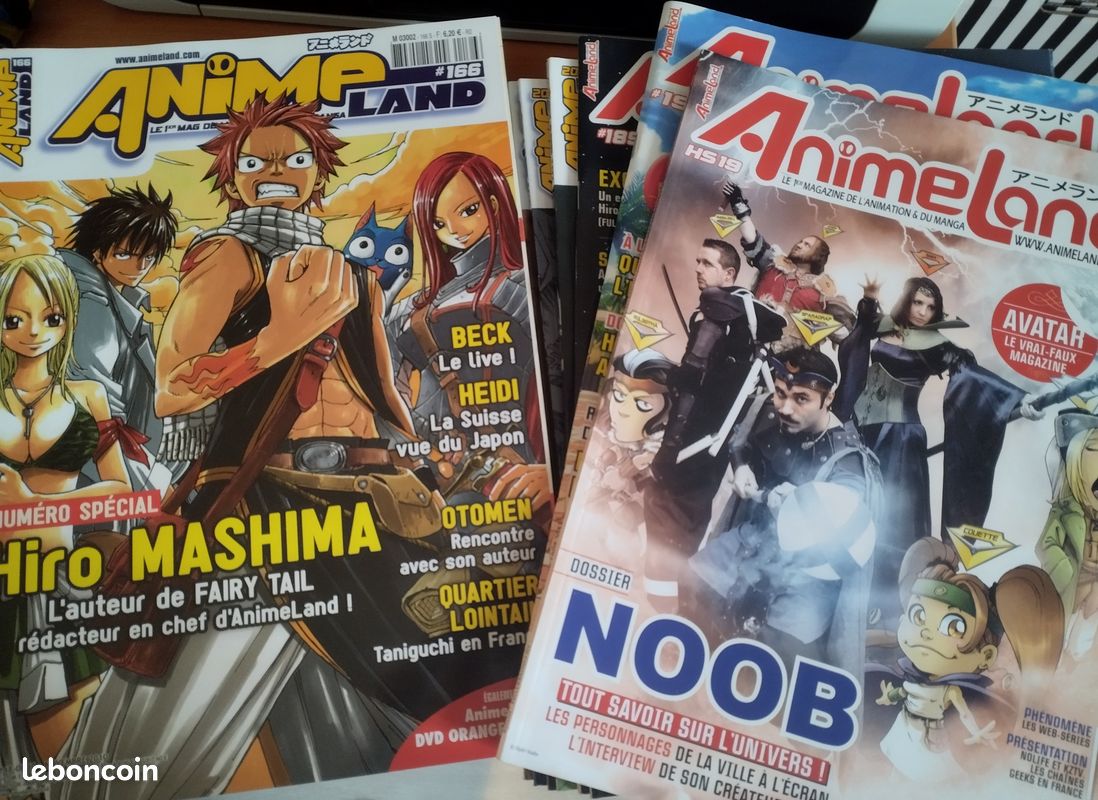 Lot de 21 magazines Anime Land - Années 2009-2010-2011-2013 - Livres