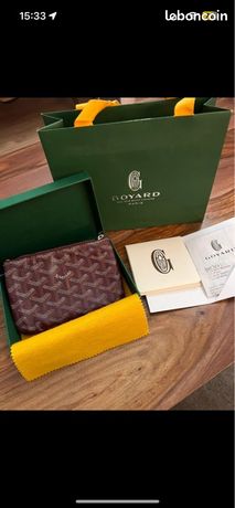 Accessoires Pochette Goyard Sénat Noir d'occasion