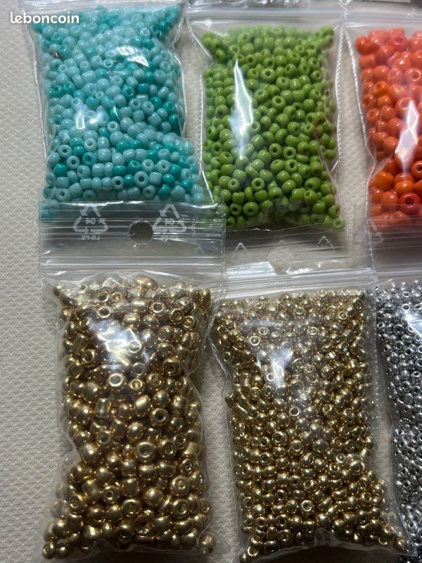 Lot De 500g De Chutes De Bijoux Et Perles - Pour Créations, Récupération, Occasion