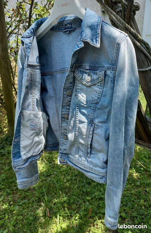 Veste en jeans Made in ITALY Marque HALLHUBER Taille 40 (image 5)