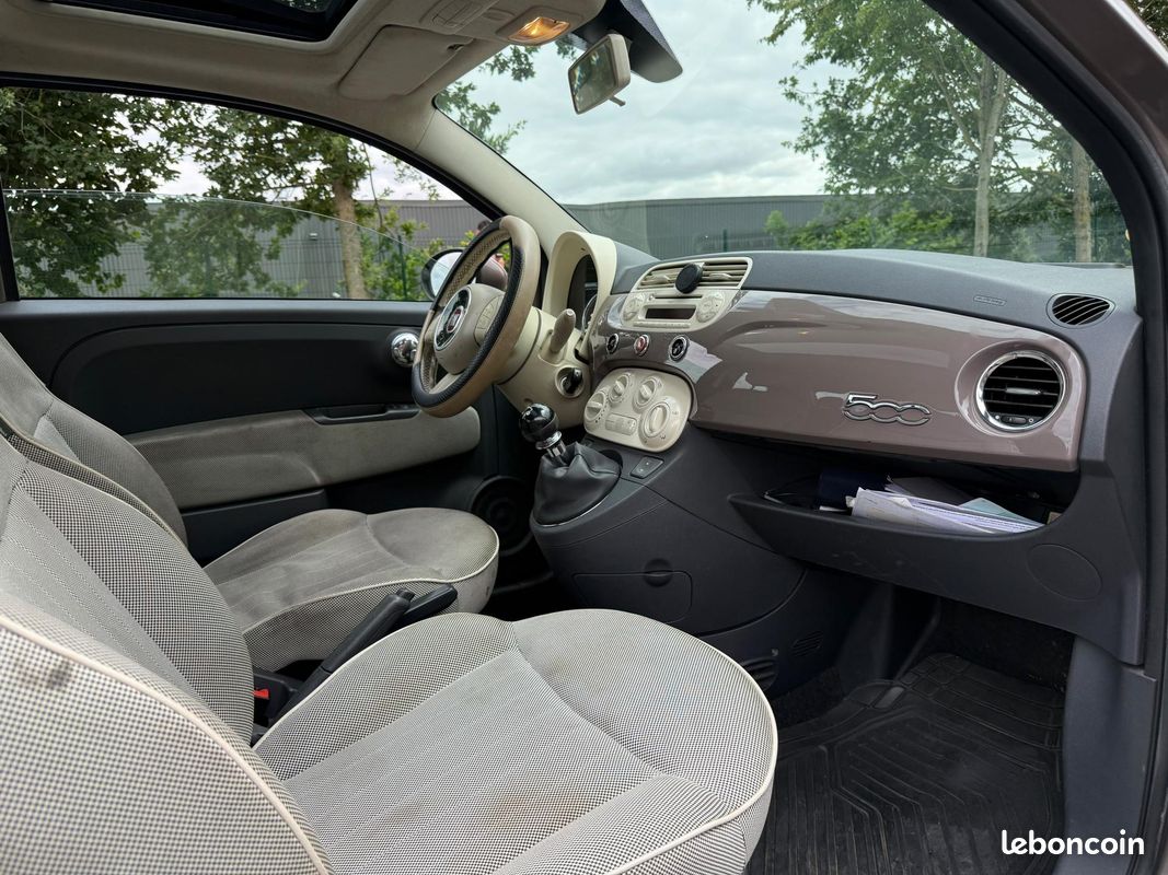 Fiat fiat 500 1.3 multijet 70 - toit ouvrant - garantie 6 mois - paiement en 3x (image 10)