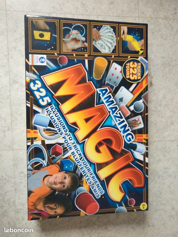 Coffret jeu de magie 325 tours Amazing Magic (image 1)